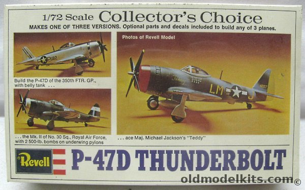 Revell 1/72 Republic P-47D Thunderbolt - USAAF 350 FG / RAF No. 30 Sq / Ace Michael Jackson's 'Teddy' - Collector's Choice Issue, H66 plastic model kit